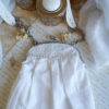 White bride's handbag back side