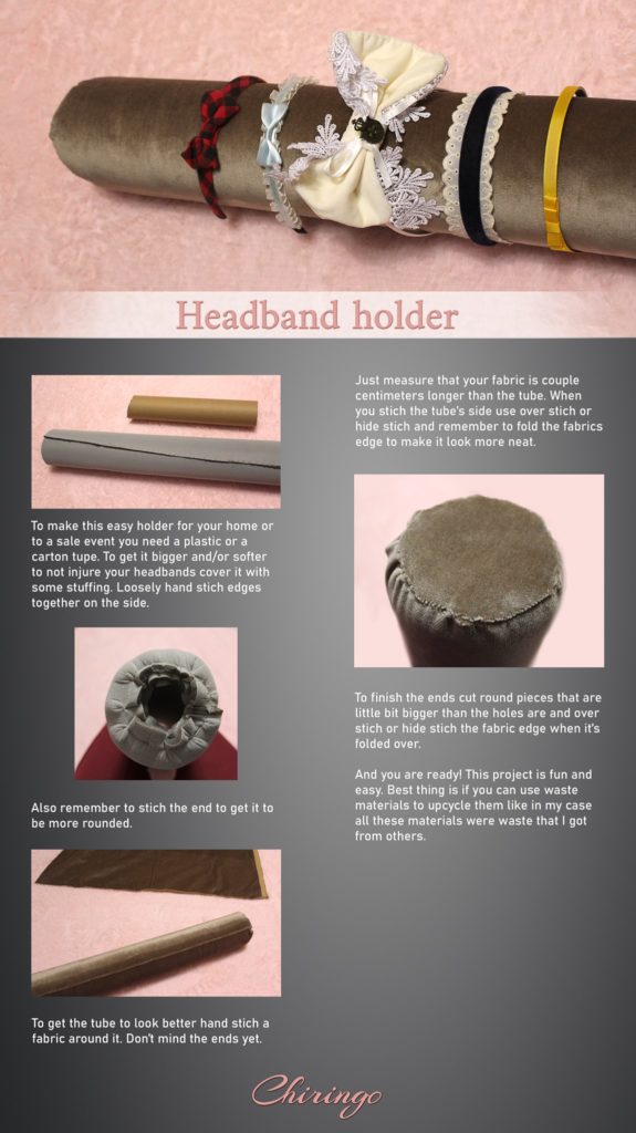 Headband holder tutorial